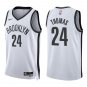 Nets #24 Cam Thomas White Swingman Jersey