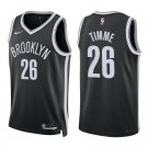 Nets #26 Drew Timme Black Swingman Jersey