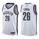 Nets #26 Drew Timme White Swingman Jersey
