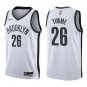 Nets #26 Drew Timme White Swingman Jersey
