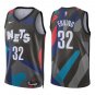 Nets #32 Julius Erving Black City Swingman Jersey