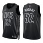 Nets #52 Buck Williams Black Statement Swingman Jersey