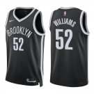 Nets #52 Buck Williams Black Swingman Jersey