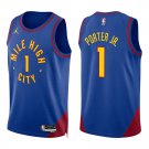Nuggets #1 Michael Porter Jr. Royal Blue Swingman Jersey