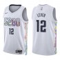 Nuggets #12 Fat Lever White City Swingman Jersey