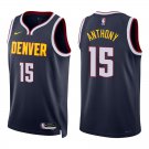 Nuggets #15 Carmelo Anthony Navy Swingman Jersey