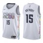 Nuggets #15 Carmelo Anthony White City Swingman Jersey