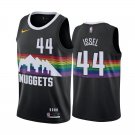 Nuggets #44 Dan Issel Black Rainbow Swingman Jersey