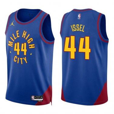 Nuggets #44 Dan Issel Royal Blue Swingman Jersey