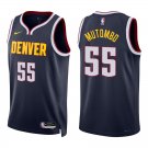 Nuggets #55 Dikembe Mutombo Navy Swingman Jersey