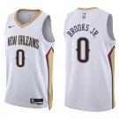 Pelicans #0 Keion Brooks Jr. White Swingman Jersey