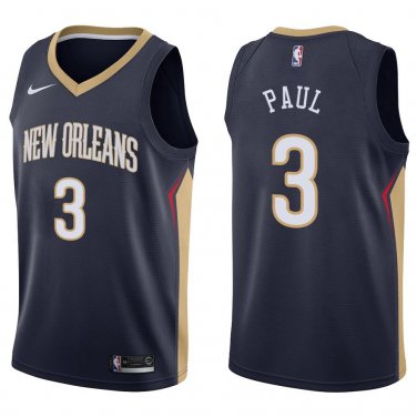 Pelicans #3 Chris Paul Navy Swingman Jersey
