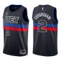 Pistons #2 Cade Cunningham Black Statement Swingman Jersey