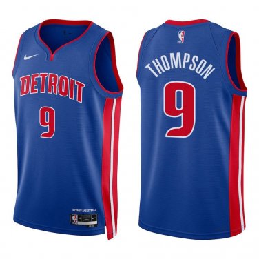Pistons #9 Ausar Thompson Royal Blue Swingman Jersey
