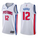 Pistons #12 Tobias Harris White Swingman Jersey