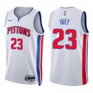 Pistons #23 Jaden Ivey White Swingman Jersey