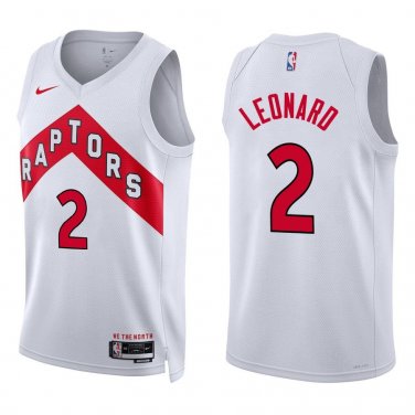 Raptors #2 Kawhi Leonard White Swingman Jersey