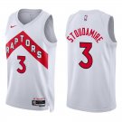 Raptors #3 Damon Stoudamire White Swingman Jersey