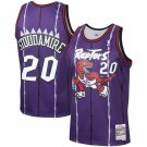 Raptors #20 Damon Stoudamire Purple Classic 1995 96 Jersey