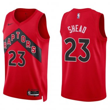 Raptors #23 Jamal Shead Red Swingman Jersey
