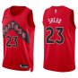 Raptors #23 Jamal Shead Red Swingman Jersey