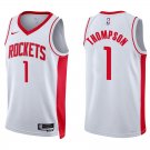 Rockets #1 Amen Thompson White Swingman Jersey