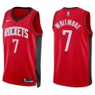 Rockets #7 Cam Whitmore Red Swingman Jersey