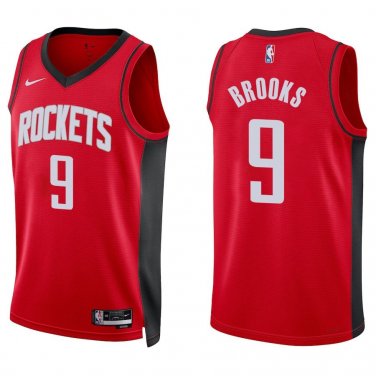 Rockets #9 Dillon Brooks Red Swingman Jersey