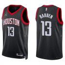 Rockets #13 James Harden Black Statement Swingman Jersey