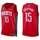 Rockets #15 Reed Sheppard Red Swingman Jersey