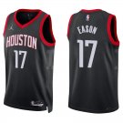 Rockets #17 Tari Eason Black Statement Swingman Jersey