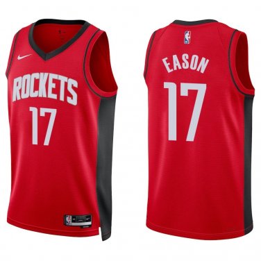 Rockets #17 Tari Eason Red Swingman Jersey