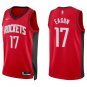 Rockets #17 Tari Eason Red Swingman Jersey