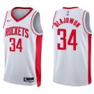 Rockets #34 Hakeem Olajuwon White Swingman Jersey