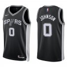 Spurs #0 Keldon Johnson Black Swingman Jersey