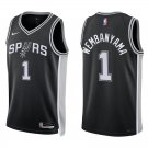 Spurs #1 Victor Wembanyama Black Swingman Jersey