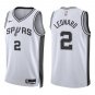 Spurs #2 Kawhi Leonard White Swingman Jersey