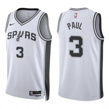 Spurs #3 Chris Paul White Swingman Jersey
