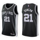 Spurs #21 Tim Duncan Black Swingman Jersey