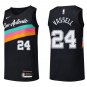 Spurs #24 Devin Vassell Black Rainbow Swingman Jersey
