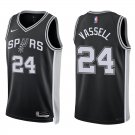 Spurs #24 Devin Vassell Black Swingman Jersey