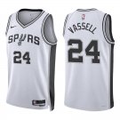 Spurs #24 Devin Vassell White Swingman Jersey