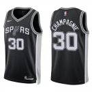 Spurs #30 Julian Champagnie Black Swingman Jersey
