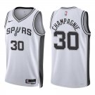 Spurs #30 Julian Champagnie White Swingman Jersey