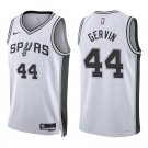 Spurs #44 George Gervin White Swingman Jersey