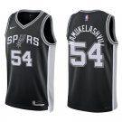 Spurs #54 Sandro Mamukelashvili Black Swingman Jersey