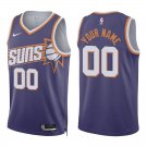 Suns #00 Custom Name And Number Purple New Swingman Jersey