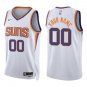 Suns #00 Custom Name And Number White Swingman Jersey