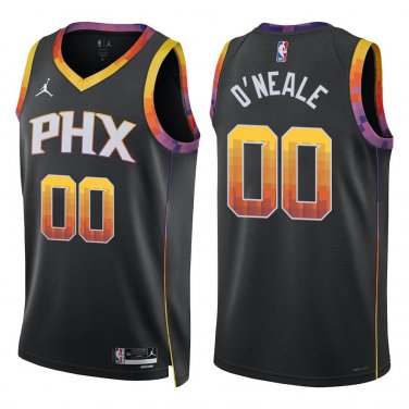Suns #00 Royce O'Neale Black Statement Swingman Jersey