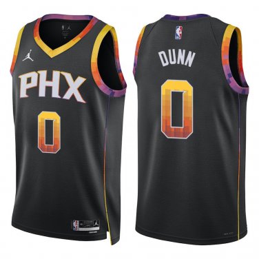 Suns #0 Ryan Dunn Black Statement Swingman Jersey